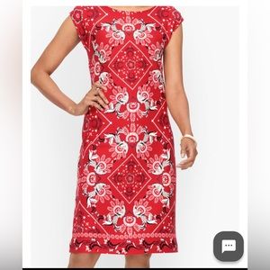 Talbots Intricate bandana dress